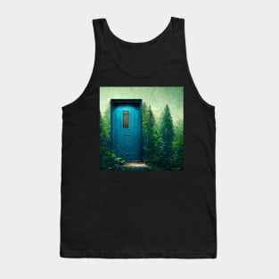 Blue Door in the Green Tank Top